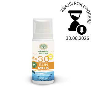 SUN MILK SPF 30 100ml, Ekolife natura