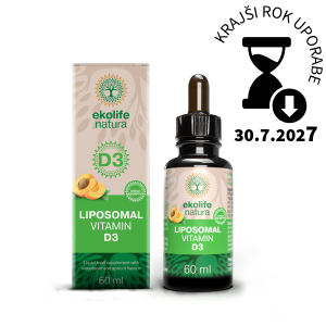 Liposomski Vitamin D3 AF, 60 ml, - kratek RU 03/2027