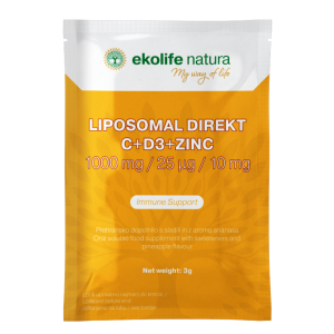 Liposomski direkt c+d3+cink, 1 vrečka