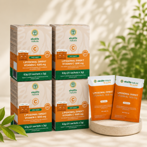 Liposomski direkt vitamin C 1000mg, 21 x 3 g - 4 škatle